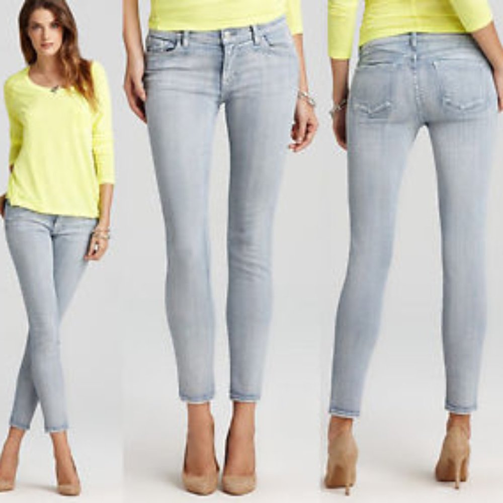 J BRAND 910 BLEACHED OUT SKINNY JEANS AFTERLIFE